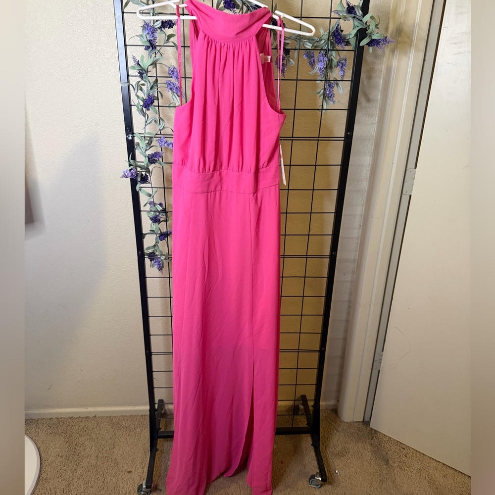 Eliza J Vibrant Pink Dress